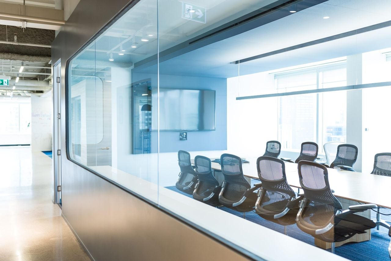 Inside Travelzoo's sky-high office, with stellar city views and an indoor "park"