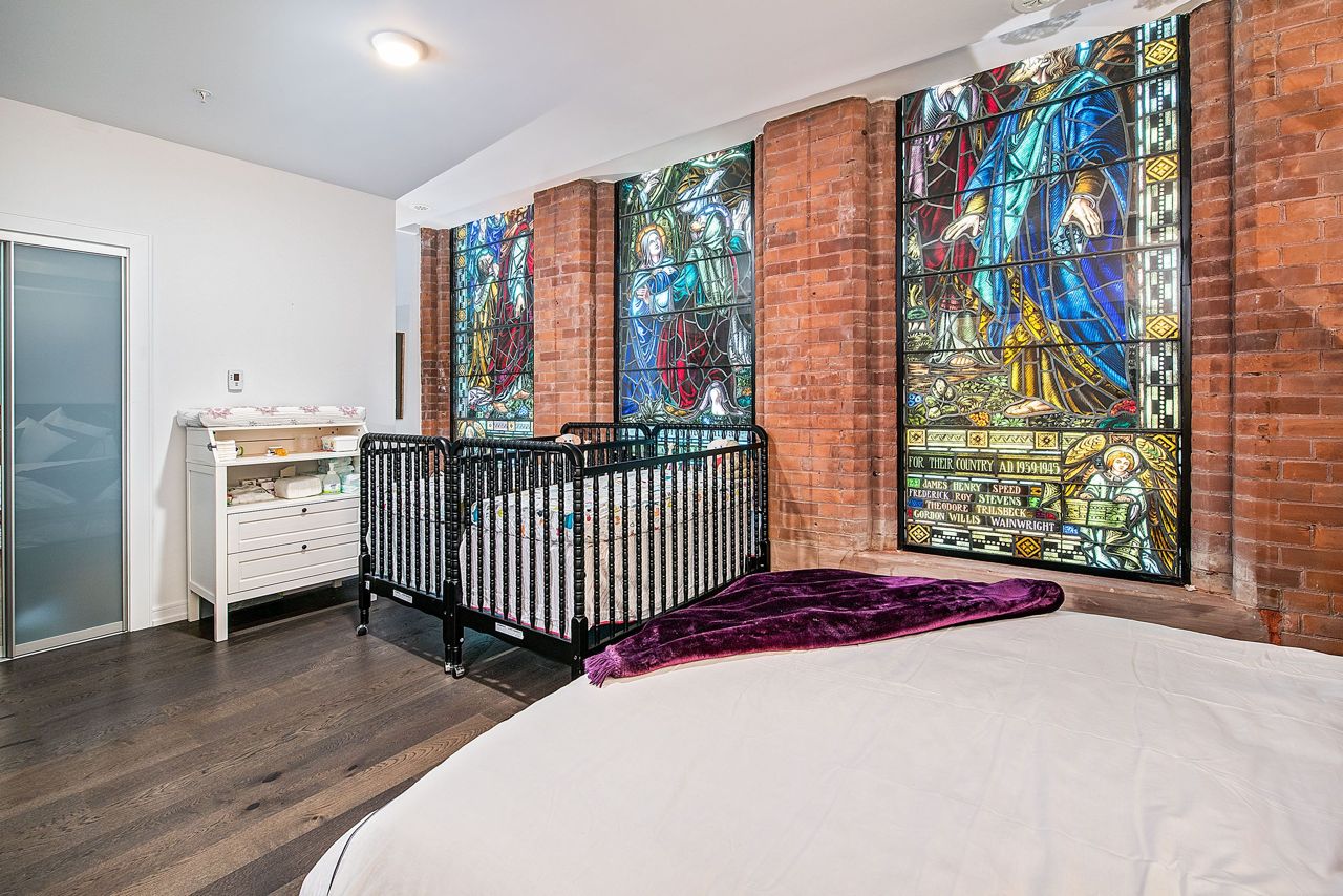 Condo of the Week: $1.5 million for a conversion condo with stunning stained glass