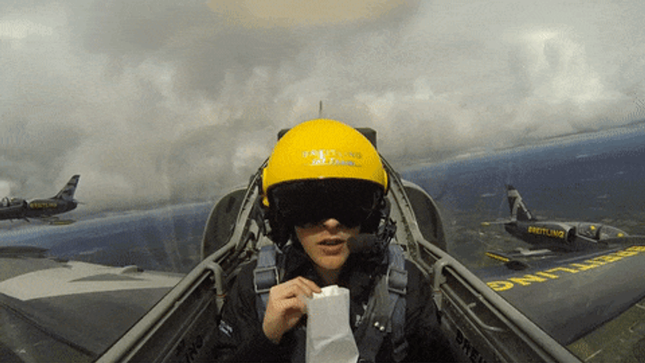 I pulled a Top Gun and took a test flight with a CNE air show jet team