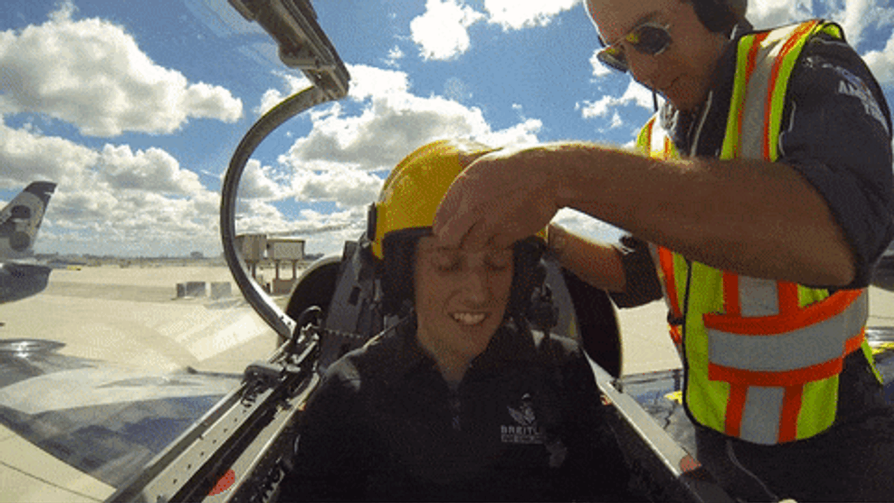 I pulled a Top Gun and took a test flight with a CNE air show jet team