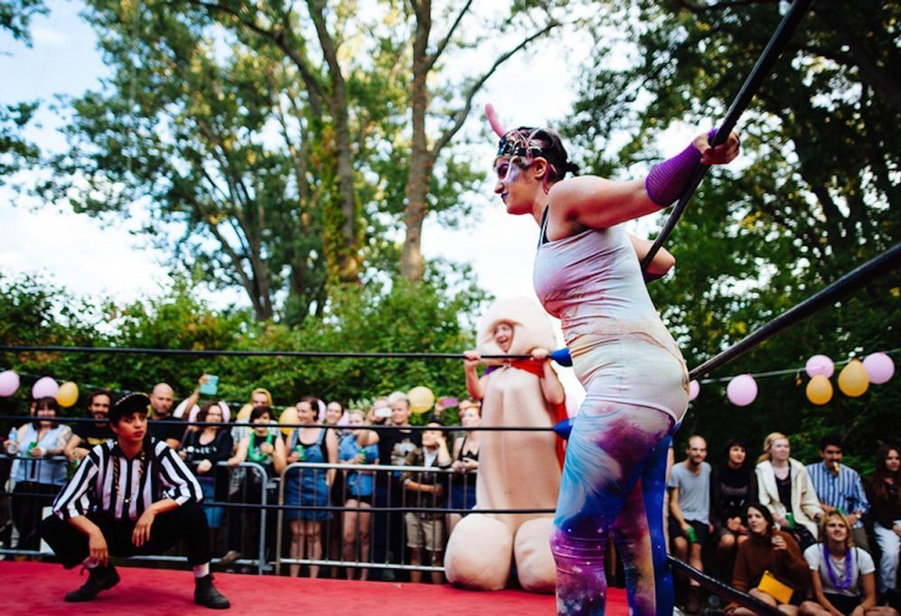 These wild and wacky lady wrestlers are turning Toronto Island into a circus of hurt this weekend