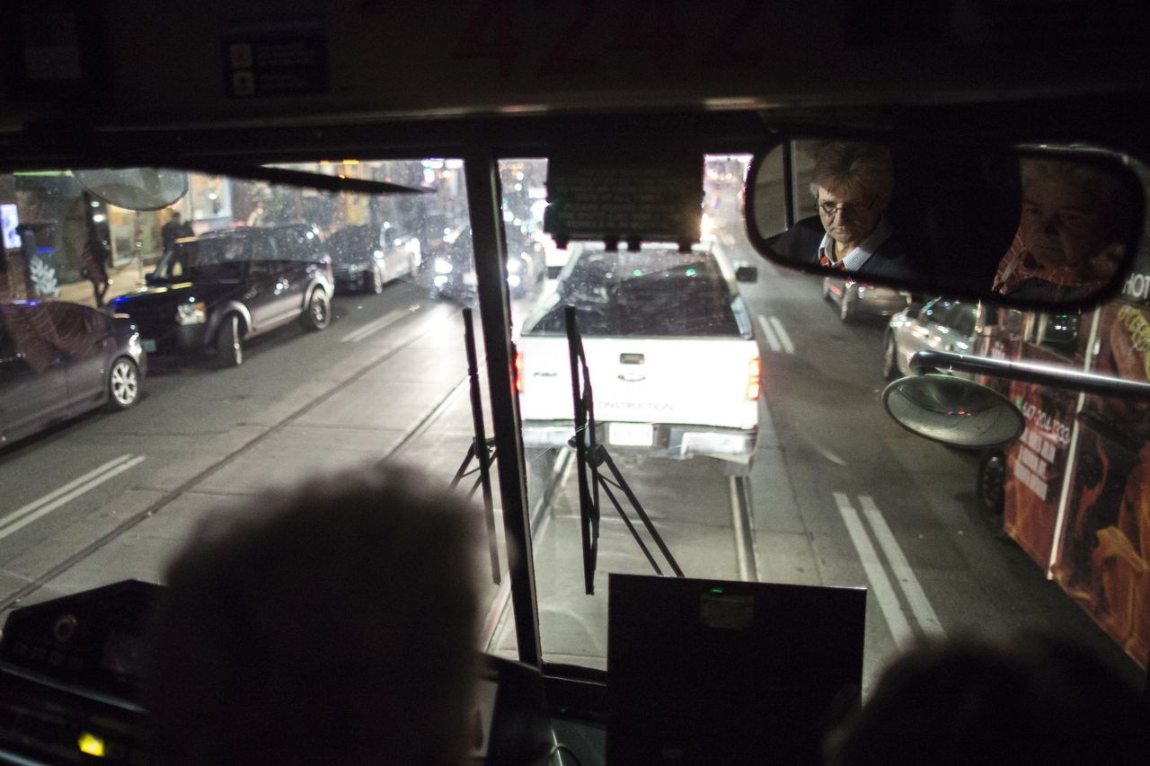 This Toronto rock band played a concert on a packed streetcar