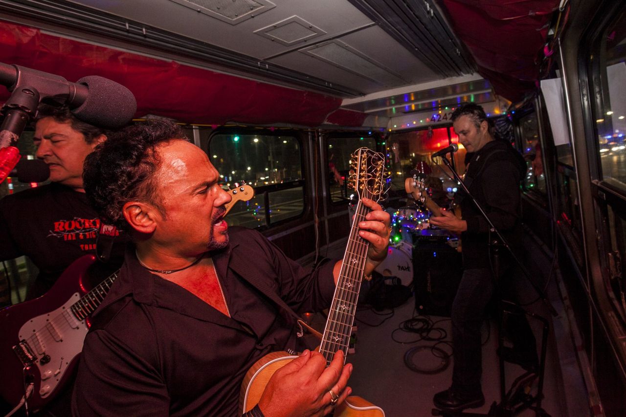 This Toronto rock band played a concert on a packed streetcar
