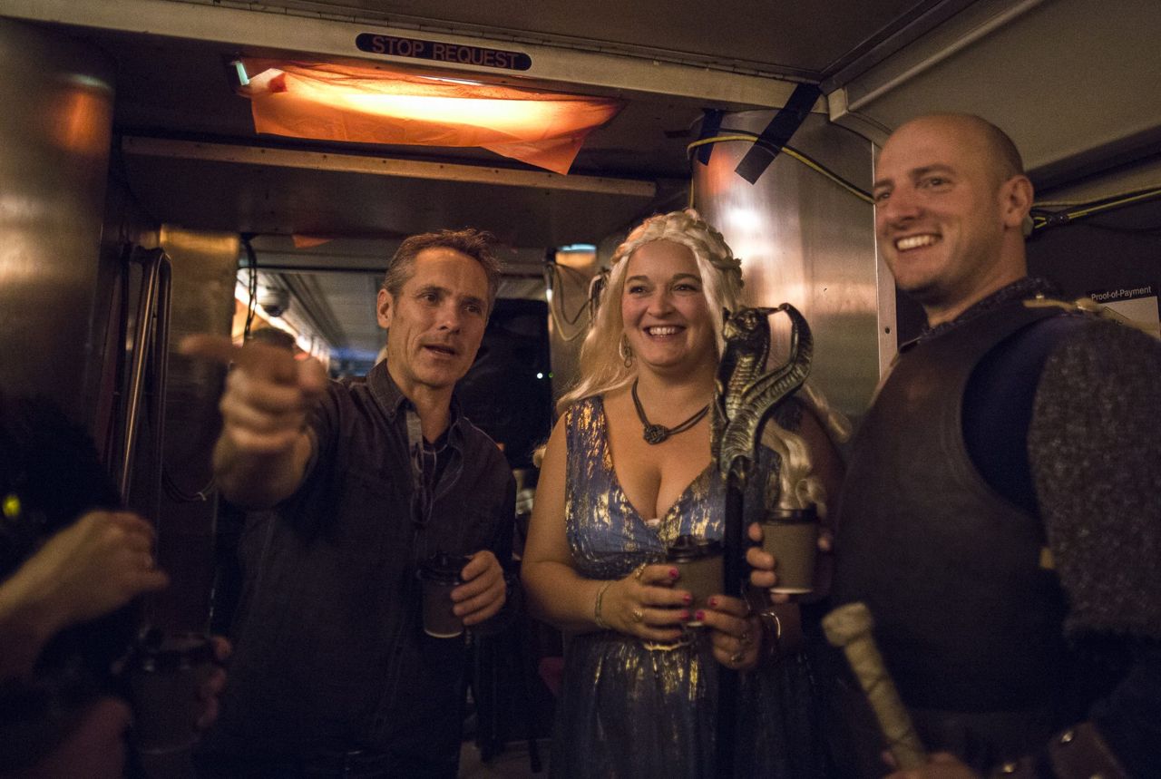 This Toronto rock band played a concert on a packed streetcar