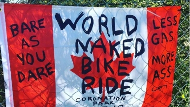 Toronto had a blast gawking at the World Naked Bike Ride