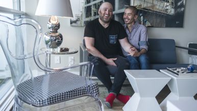 How a married, entrepreneurial couple live in under 500 square feet