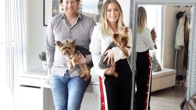 How a couple and their two dogs live in 550 square feet