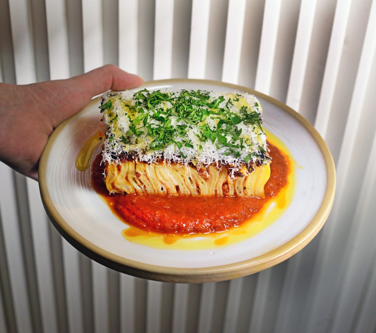 La Palma's lasagna