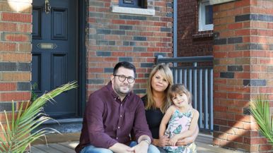 How a pair of young parents turned their attic into a grown-up retreat