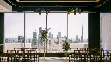 Inside a Wedding Ceremony 51 Floors High