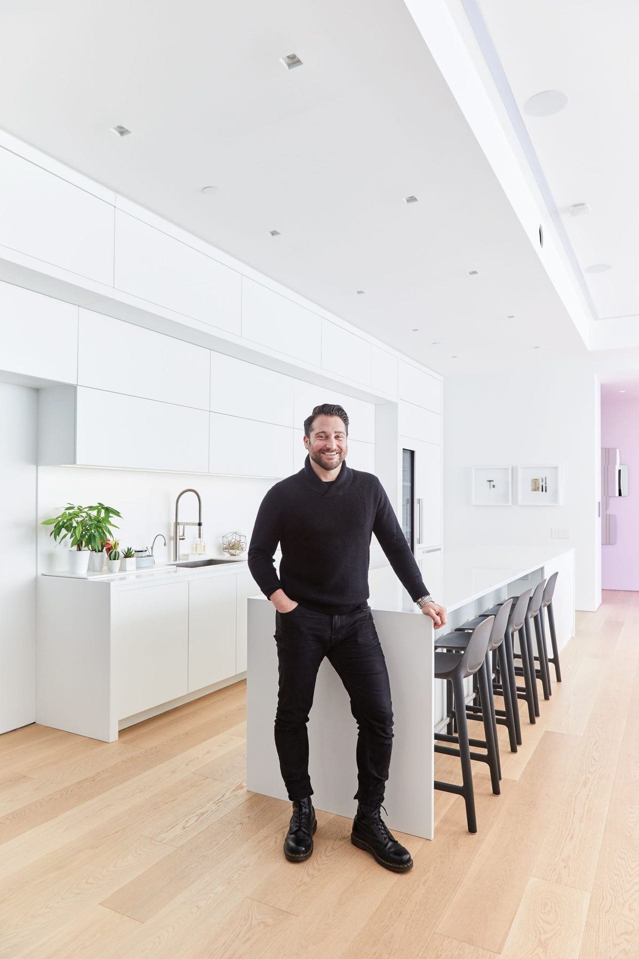 See inside a development executive's customized downtown condo