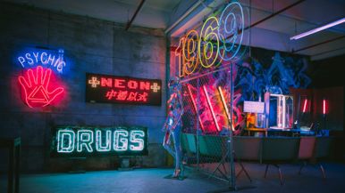 Inside a trippy neon sign studio in Leslieville