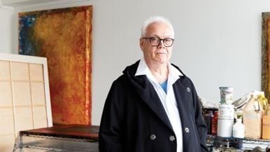 Inside an artist's gallery-like home above his old art store