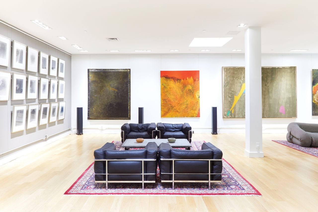 Inside an artist's gallery-like home above his old art store