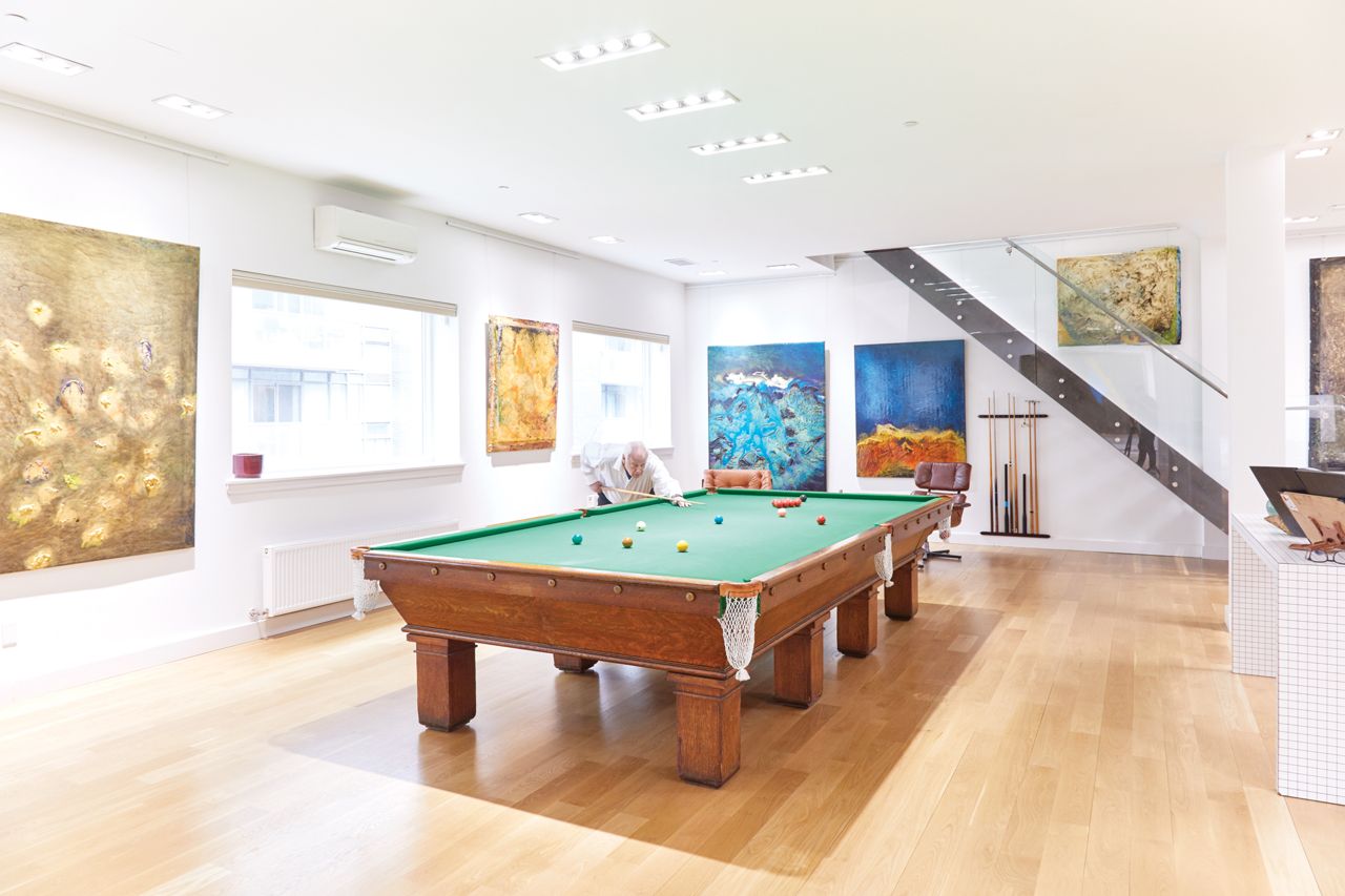 Inside an artist's gallery-like home above his old art store