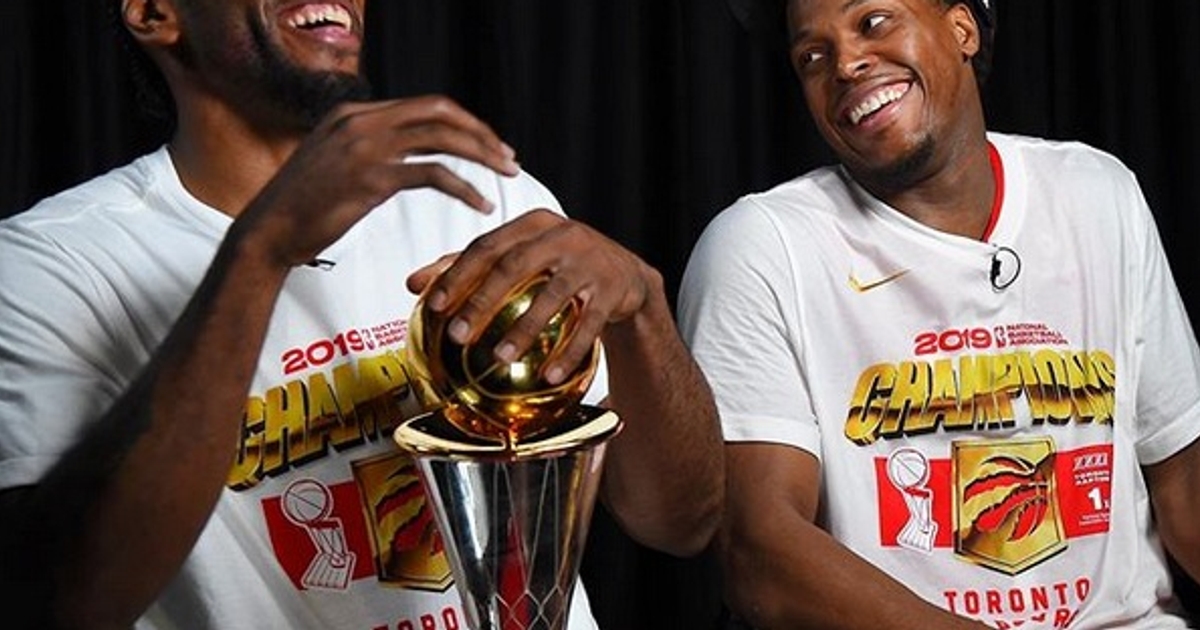 Here's how the Raptors celebrated their historic win - Toronto Life