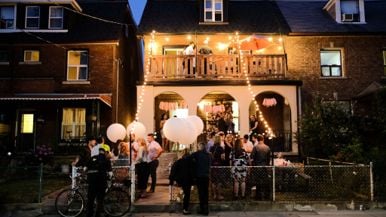 Real Weddings: Inside a city hall ceremony and a raging house party