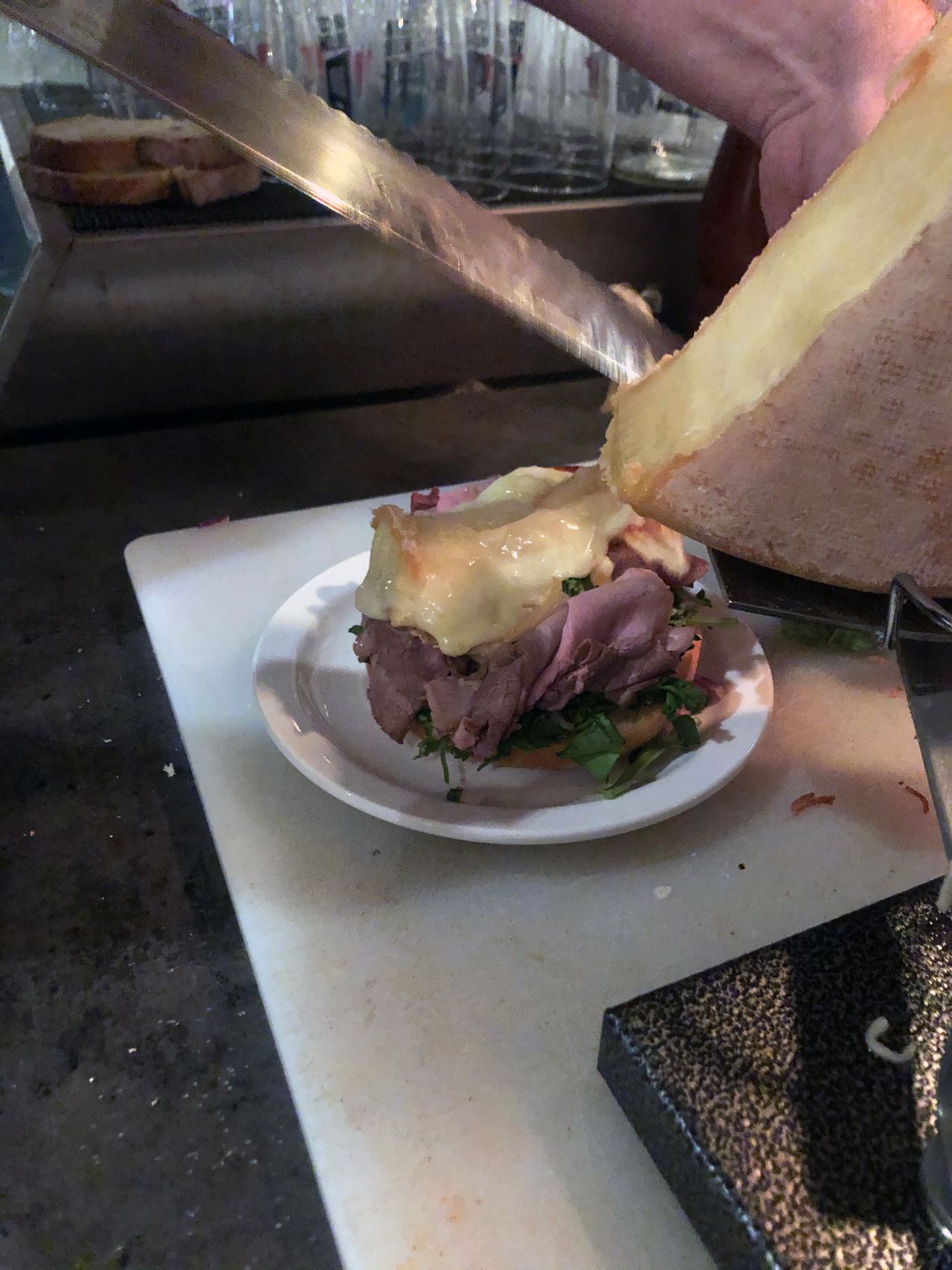 Where chef Jesse Vallins gets stewed oxtail, katsu sandos and cheese fondue in the east end