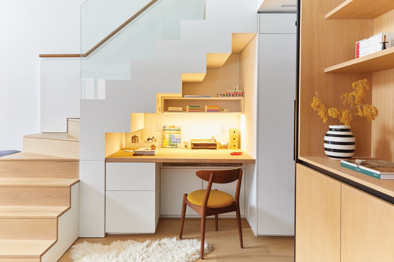 How to squeeze a growing family into an odd-shaped loft