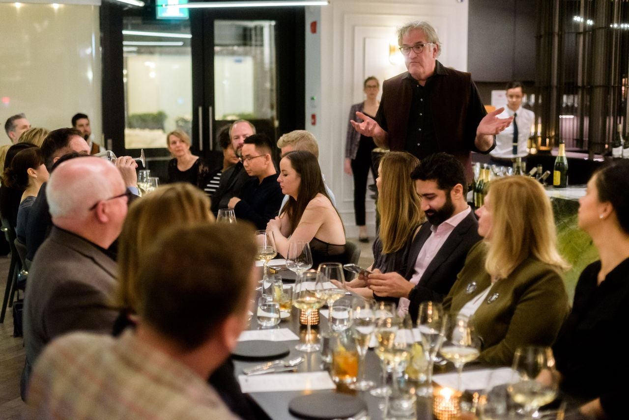What went down at TL Insider’s one-of-a-kind dinner with winemaker Thomas Bachelder, in Alo’s stunning new private event space