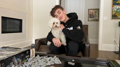 Quarantine Routine: Pop star Johnny Orlando is writing love songs