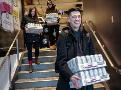 "It’s the nectar of the gods": Why these Torontonians lined up in the cold to be the first to buy White Claw