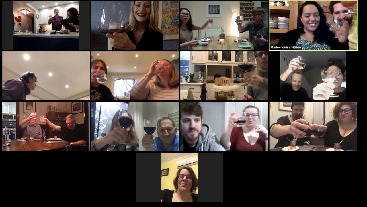 “We asked strangers to go online with people they don't know and eat a meal together”: How one catering company hosted its monthly supper club over Zoom