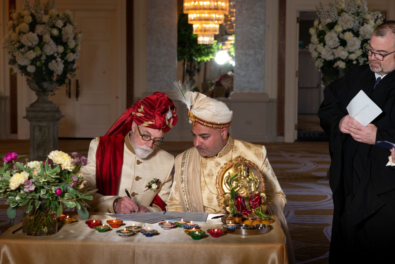 Real Weddings: Inside a same-sex Hindu-Anglican celebration at the Royal York
