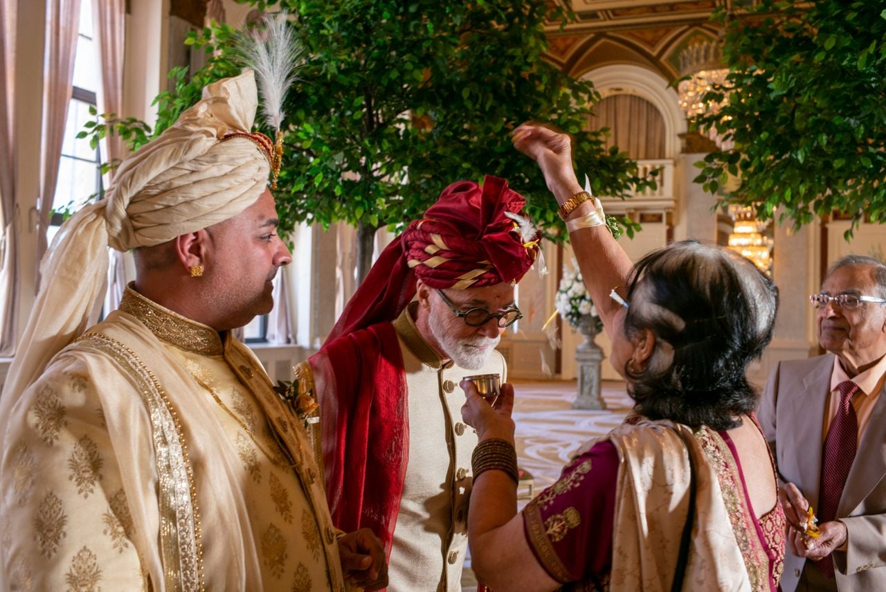 Real Weddings: Inside a same-sex Hindu-Anglican celebration at the Royal York