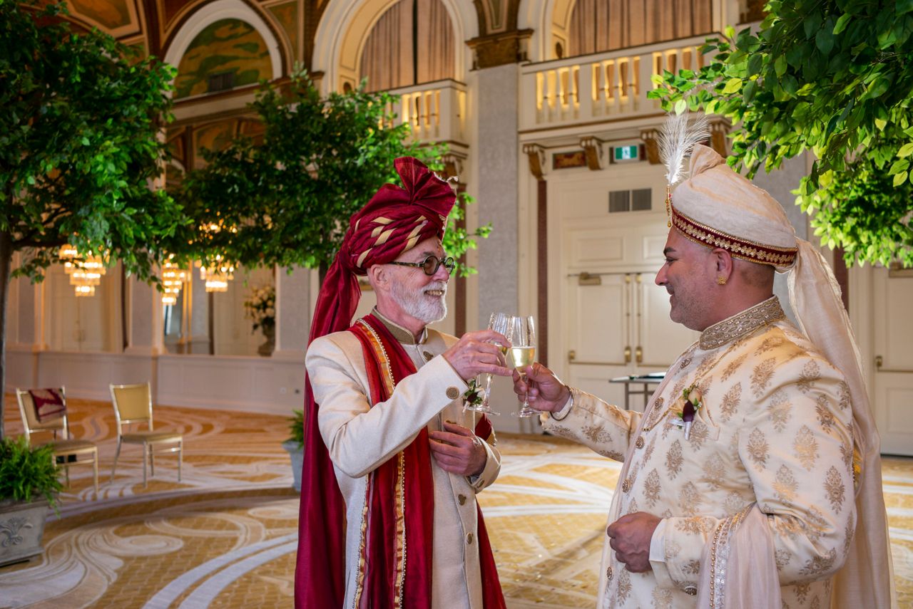 Real Weddings: Inside a same-sex Hindu-Anglican celebration at the Royal York