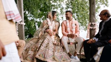 How this couple pulled off an extravagant four-day Ismaili-Hindu wedding during Covid