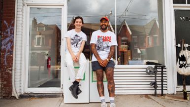 “Take what you need, leave what you don’t”: How two friends are helping to combat hunger in Toronto, one community fridge at a time