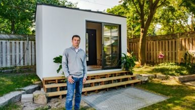 This company will build you an all-weather private office studio in your backyard