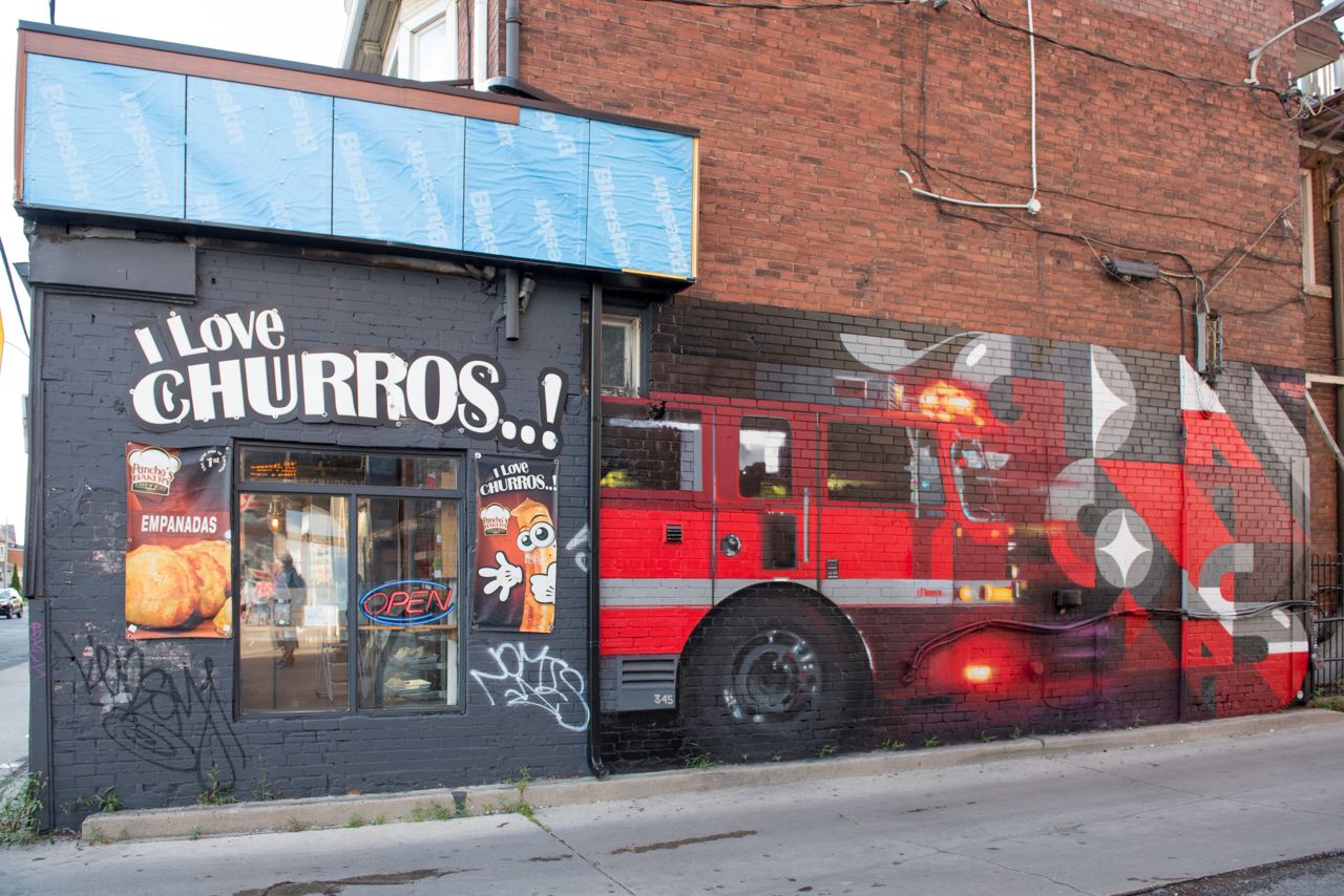Ten striking new murals honouring front-line workers have popped up across the city