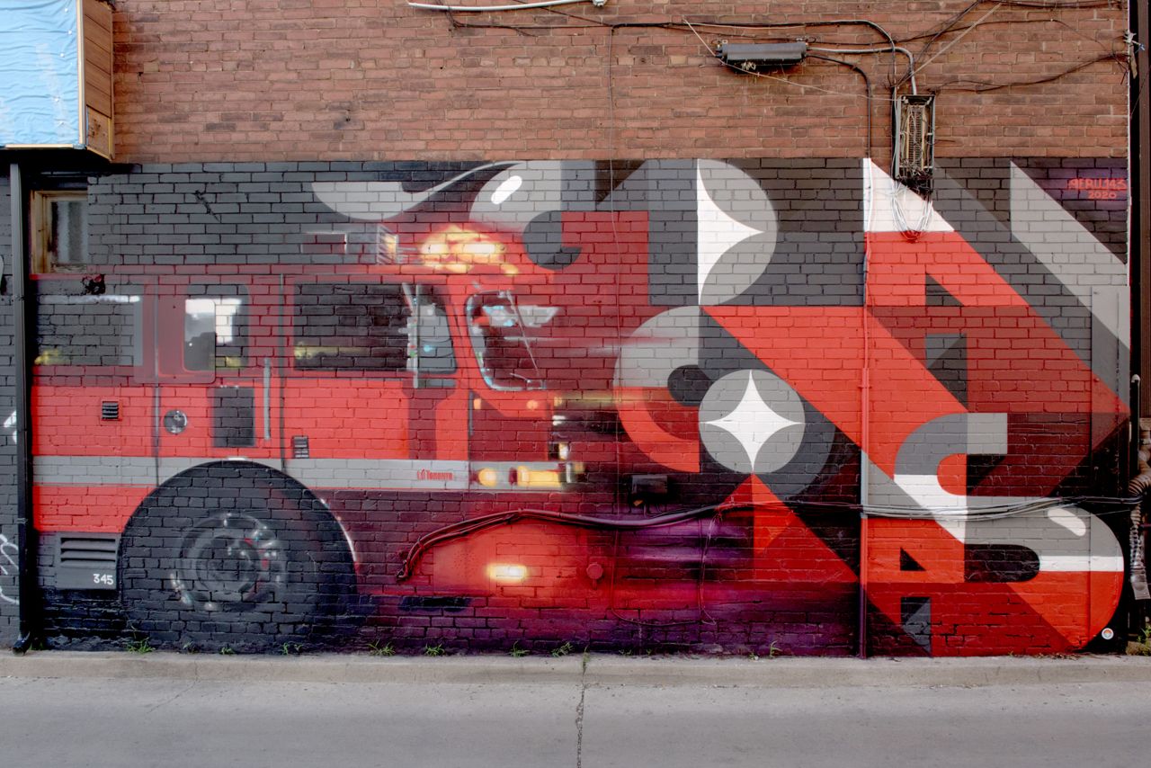 Ten striking new murals honouring front-line workers have popped up across the city