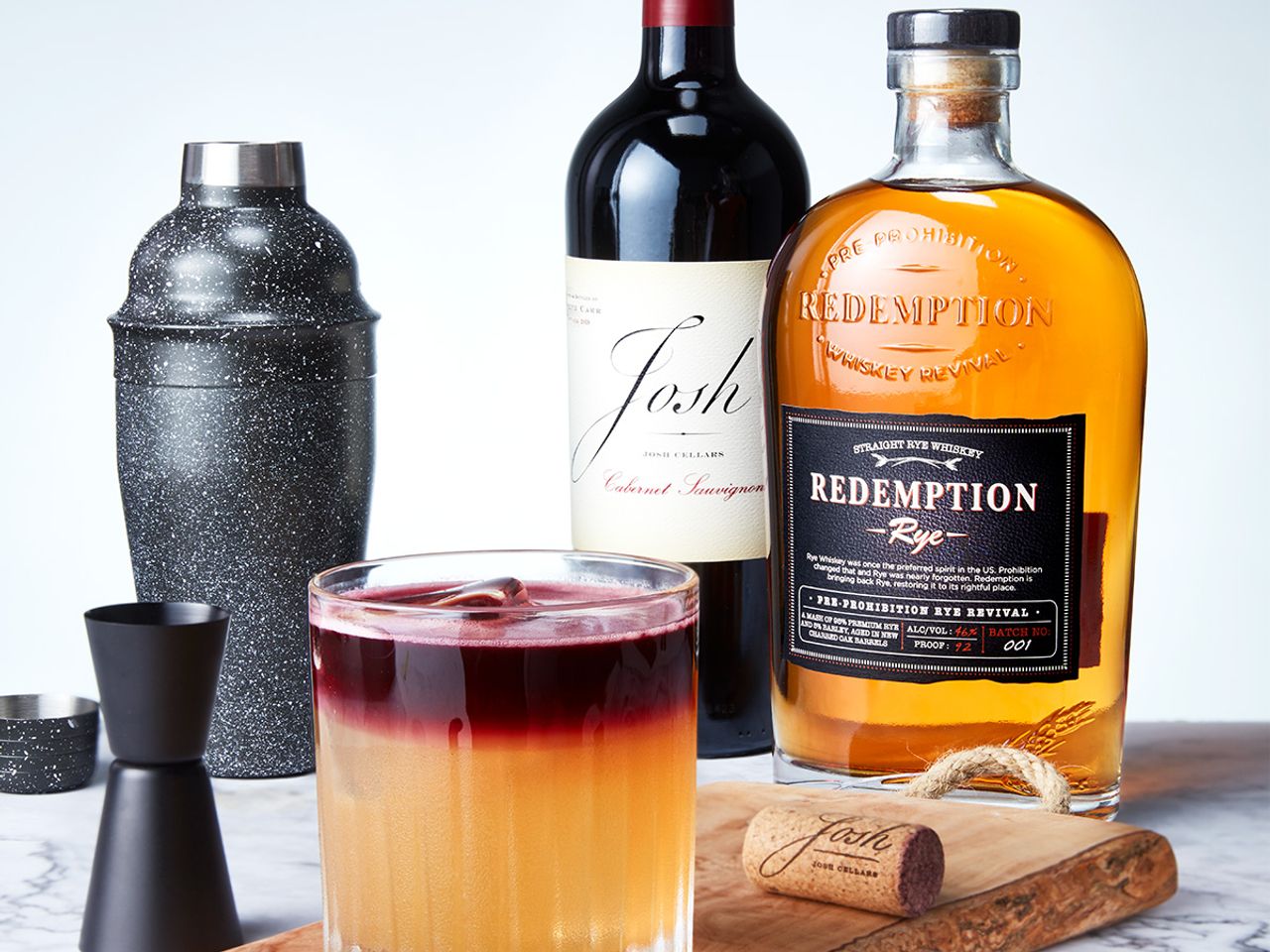 Elevate your classic cocktail repertoire with the Redemption New York Sour