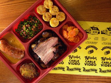 A Toronto brew pub has teamed up with Montreal's Joe Beef to create the best TV dinner tray of all time