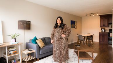 She moved back in with her parents. It helped her save for a $380,000 condo in Scarborough