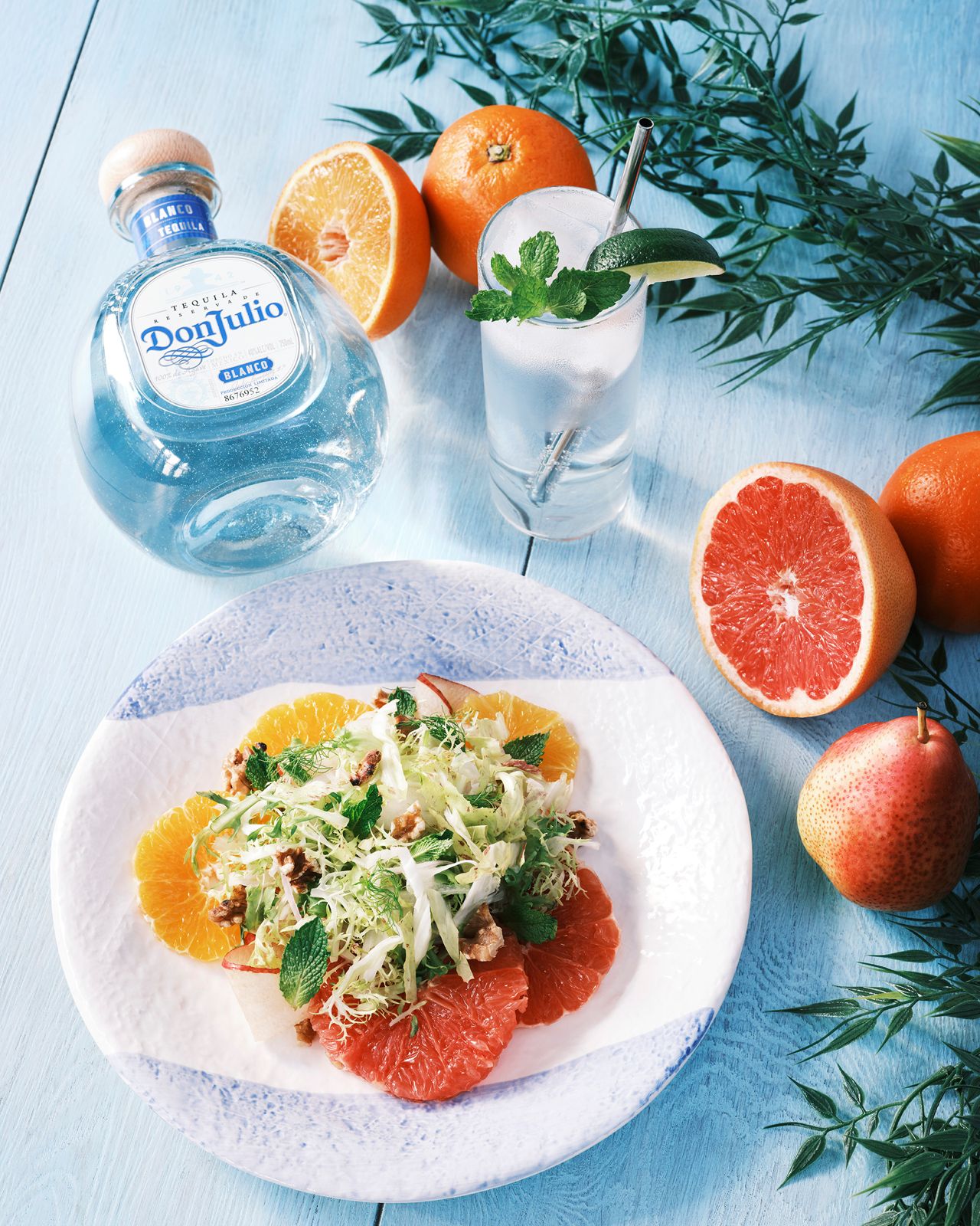 citrus salad and don julio