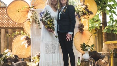 Real Weddings: Inside a boho backyard wedding in Etobicoke
