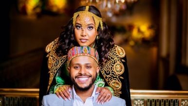 He was in Maryland, she was in Toronto. They were married over Zoom