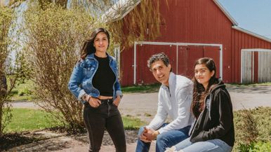 This family left the city and bought a farmhouse in Sandbanks Provincial Park