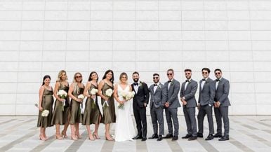 Real Weddings: Inside a celebration with staggered backyard receptions