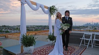 Real Weddings: Inside a zero-waste ceremony on a condo rooftop