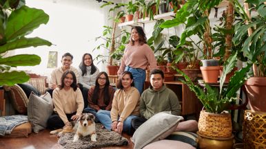 This family of seven lives in a 1,300-square-foot rental. Here's how they make it work