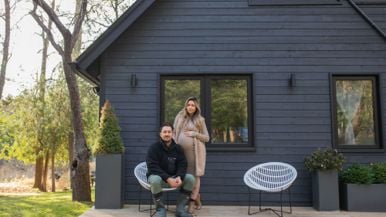 How this couple fixed up a woodsy weekend retreat steps from the slopes