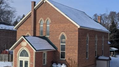 A Toronto family knew buying in the city would leave them house poor, so they bought this $208,000 church in Paisley. Now they just need to renovate