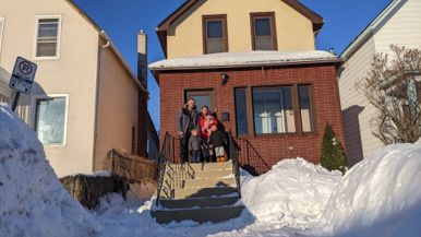 This family had an initial home-buying budget of $150,000. Where did they end up finding a place?