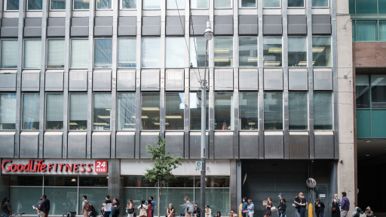 "It's kind of like everyone for themselves right now": What it's like in the lineup at a downtown passport renewal office