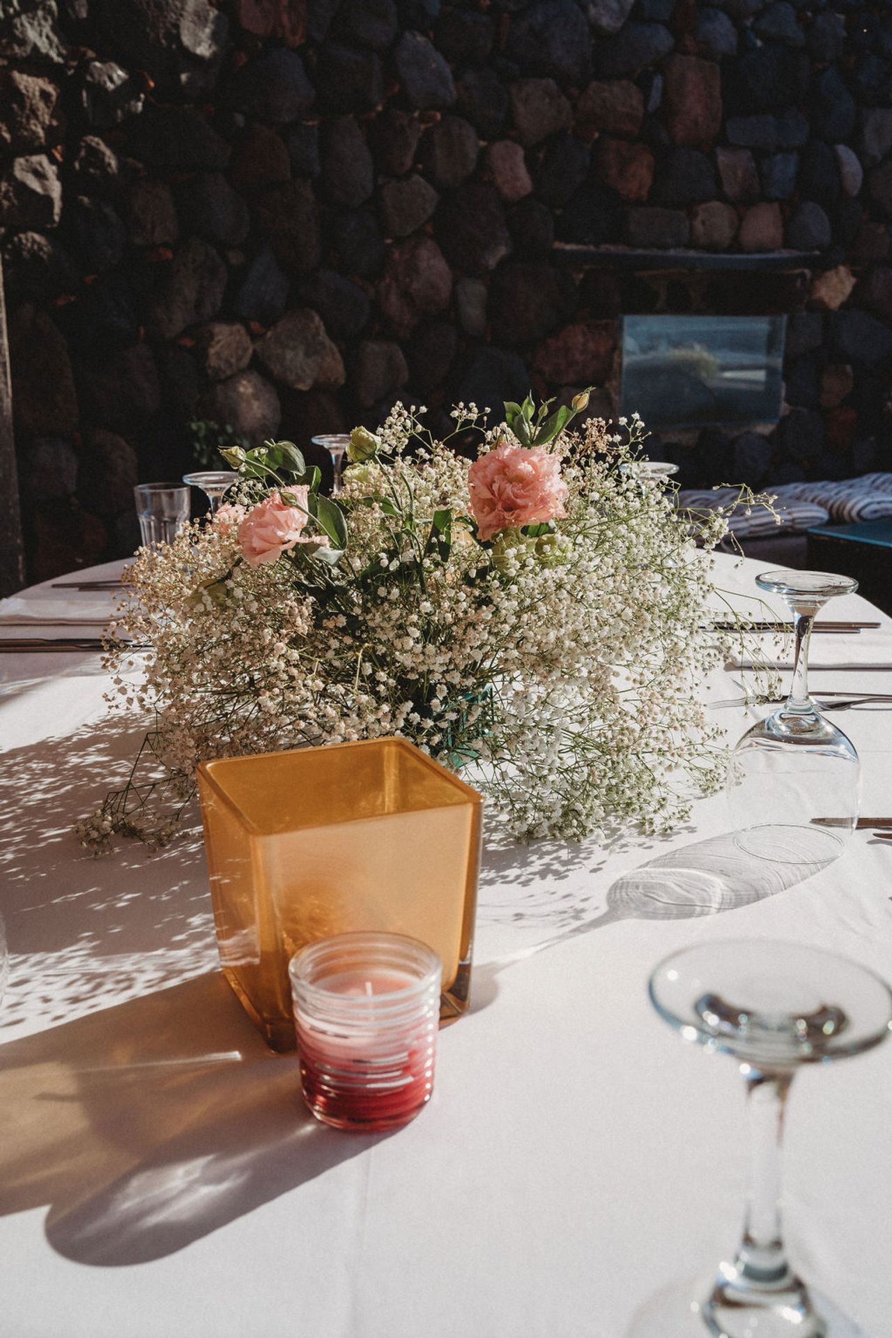Real Weddings: Inside an intimate destination wedding in Santorini